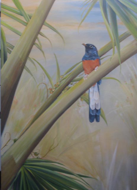 Blue Hawaiian Bird